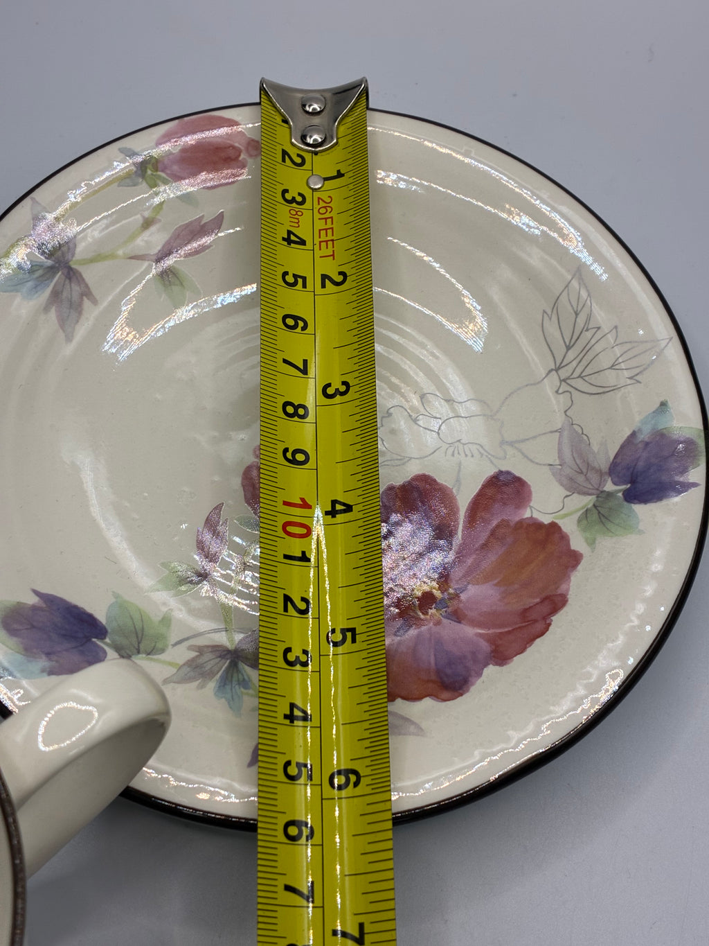 Floral Ceramic Cup & Saucer Set – Elegant Japanese Style Tea & Coffee Set