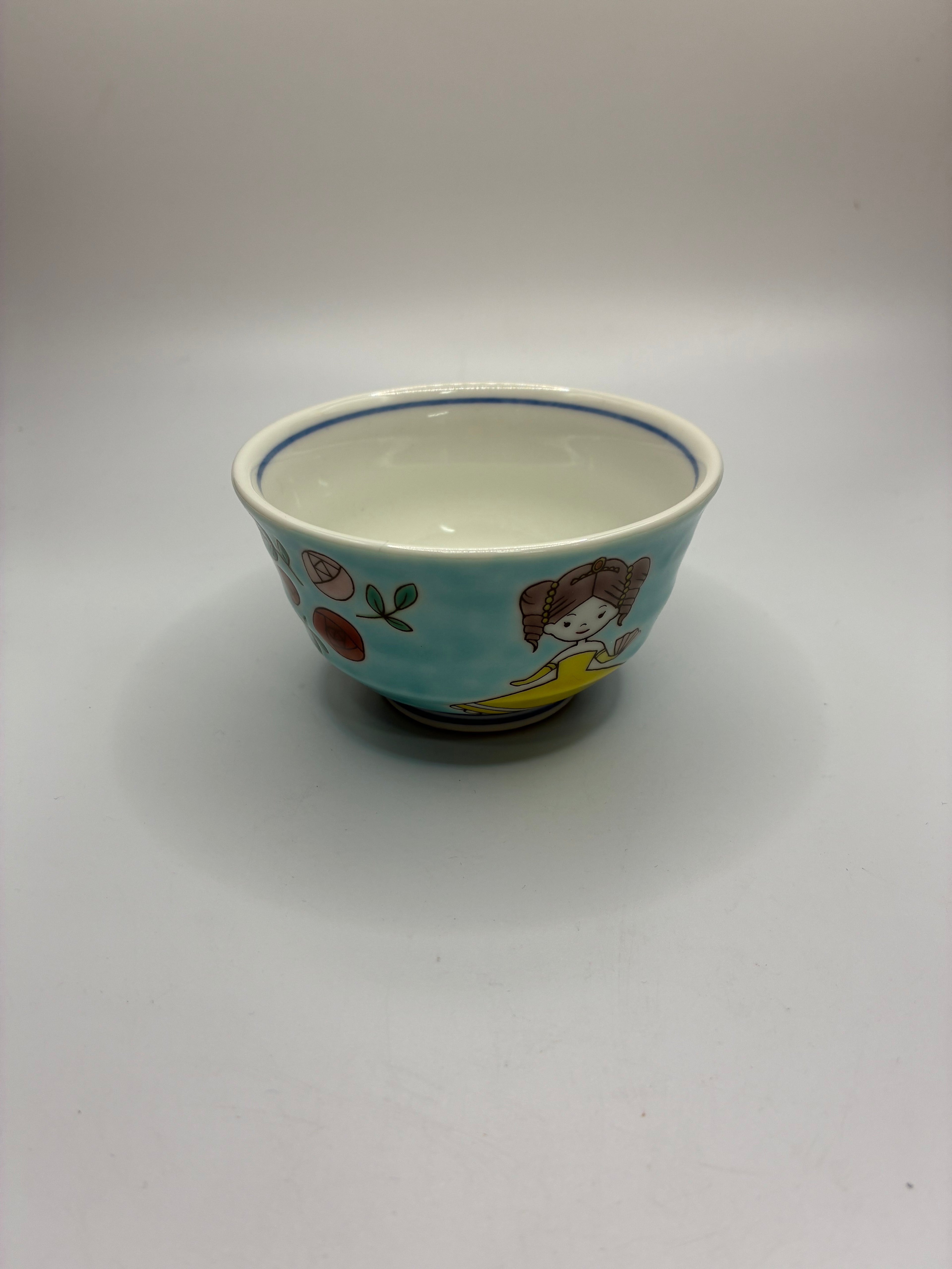 Hand-Painted Ceramic Teacup