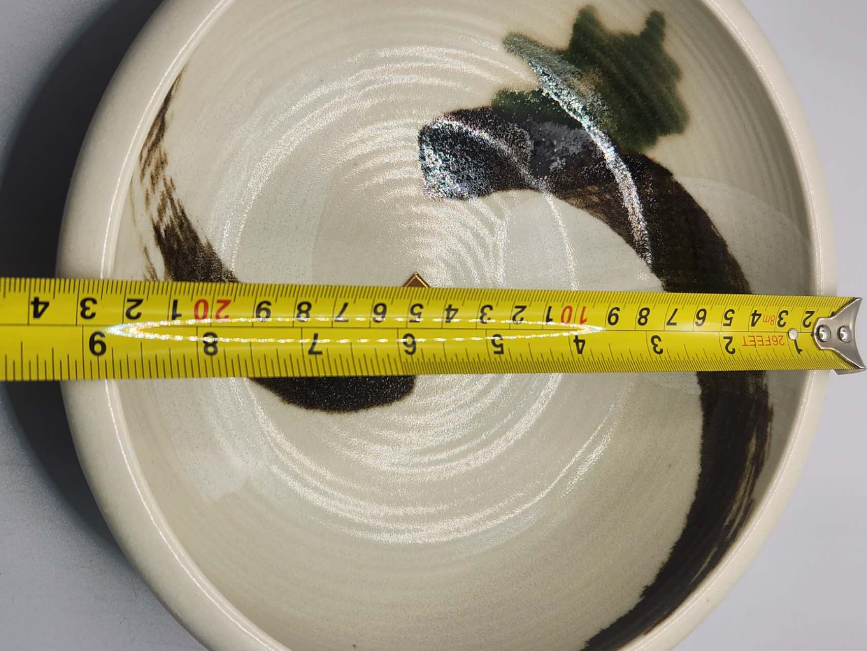 Hand-Painted Stoneware Bowl