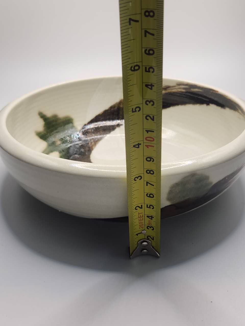 Hand-Painted Stoneware Bowl