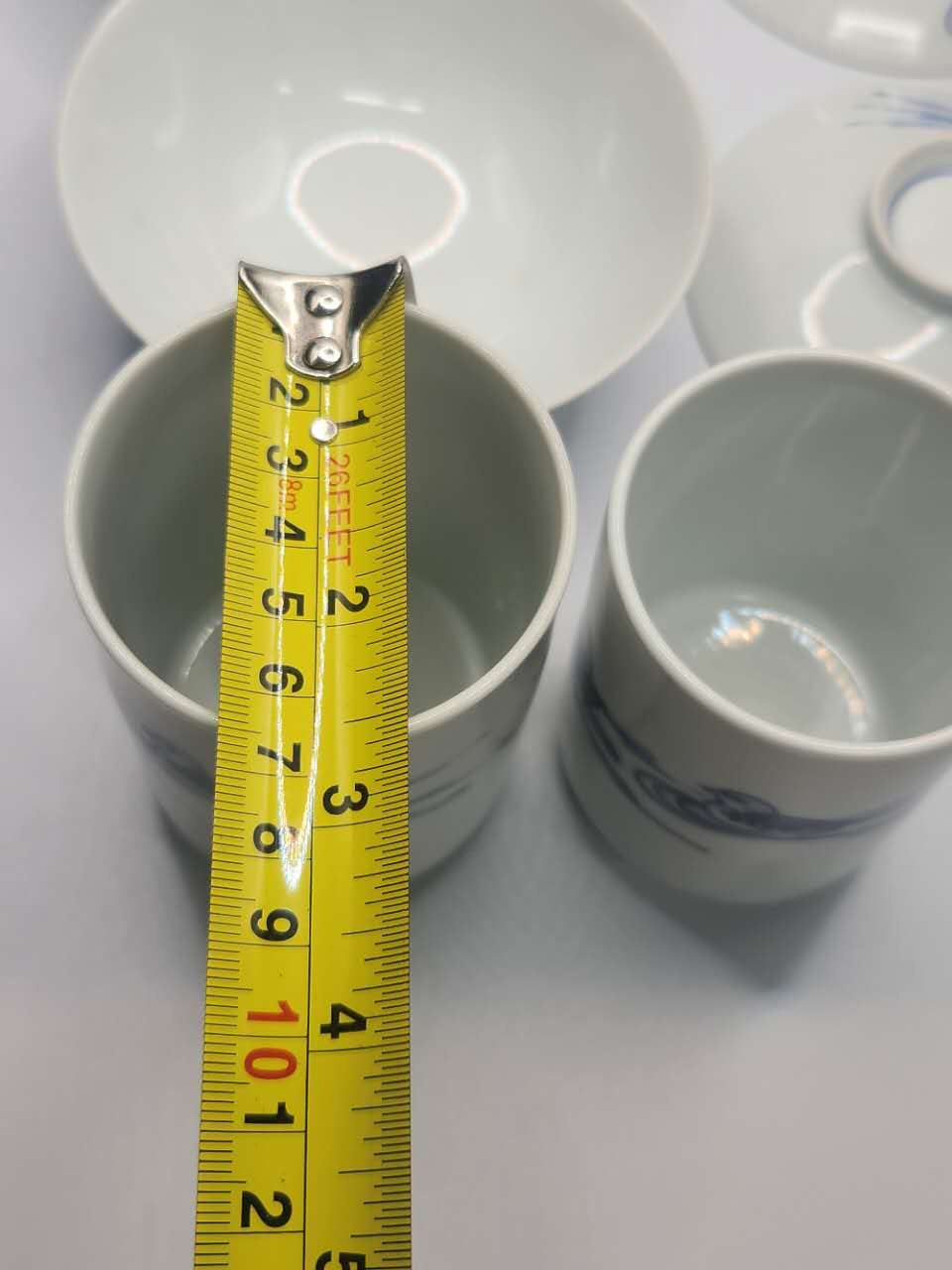 Blue & White Porcelain Gaiwan Tea Set