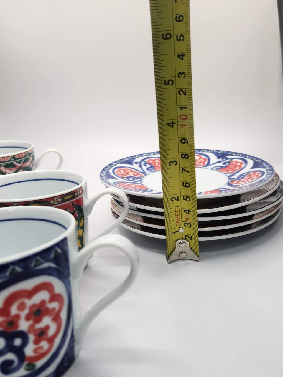 Kutani Ware Coffee Cup & Saucer Set – Gift Box (5 Designs)