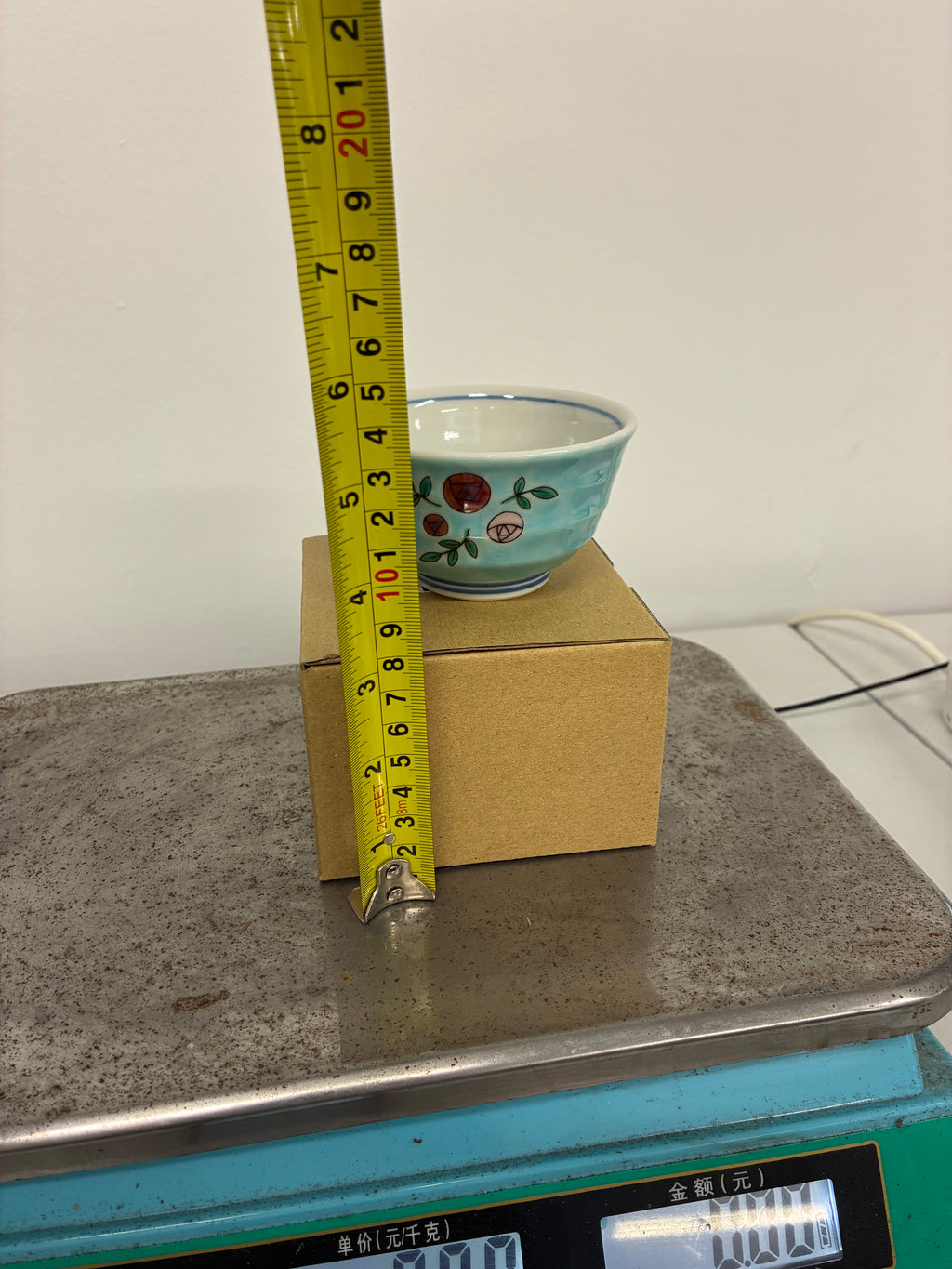 Hand-Painted Ceramic Teacup