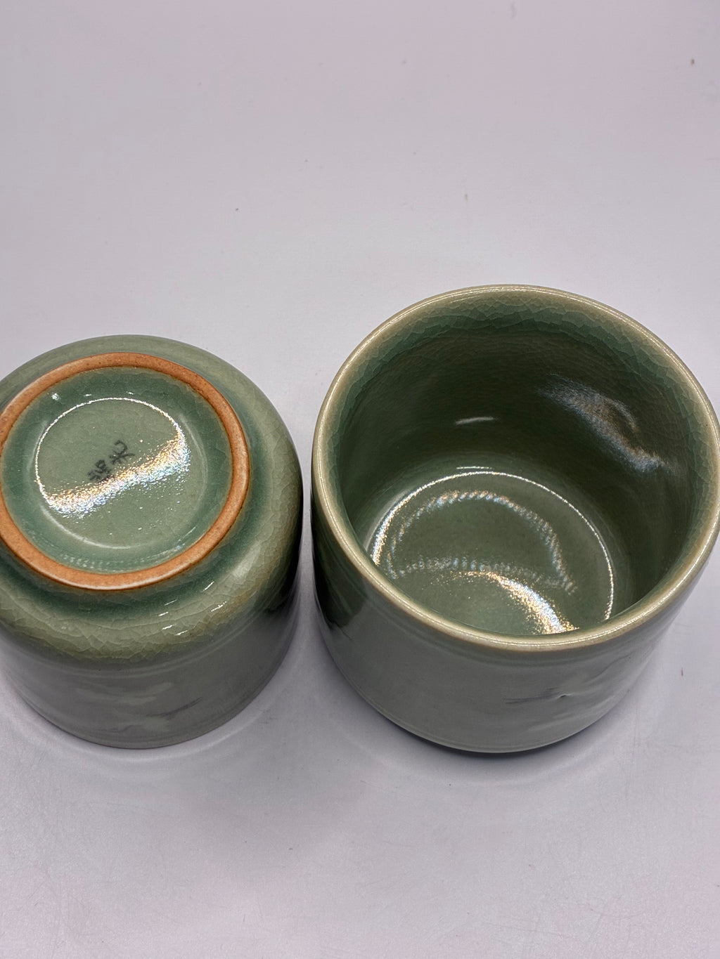 Japanese Ceramic Couple Cup Set – Minimalist Tea Cup Pair