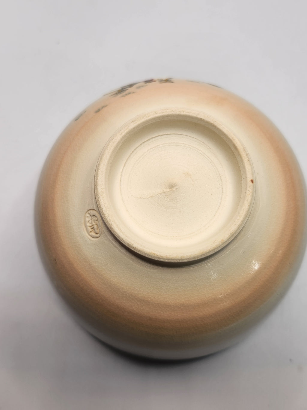 Japanese Shino Ware Hand-Painted Tea Bowl