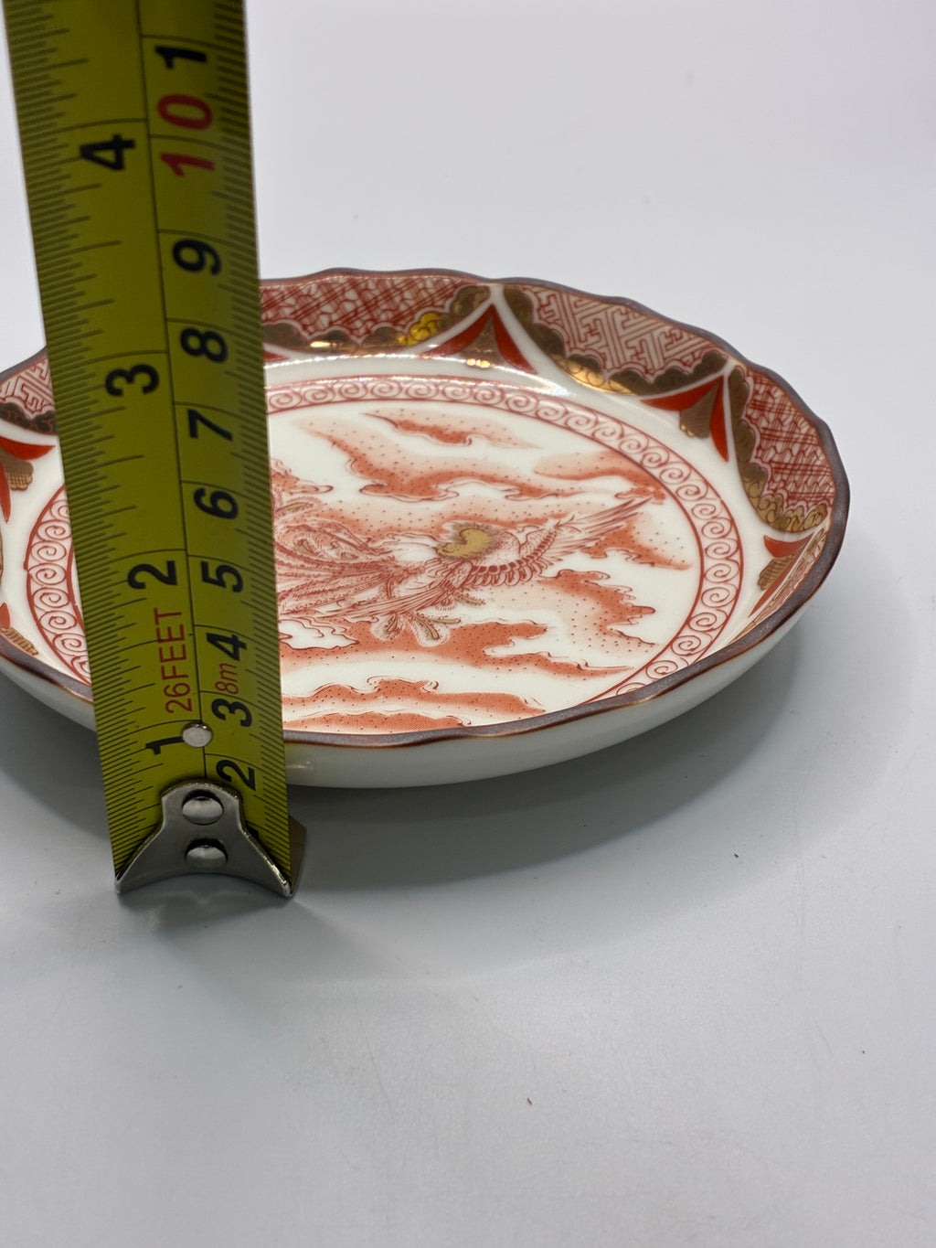 Hand-Painted Ceramic Plate Set (5-Piece) – Traditional Japanese Art Plates