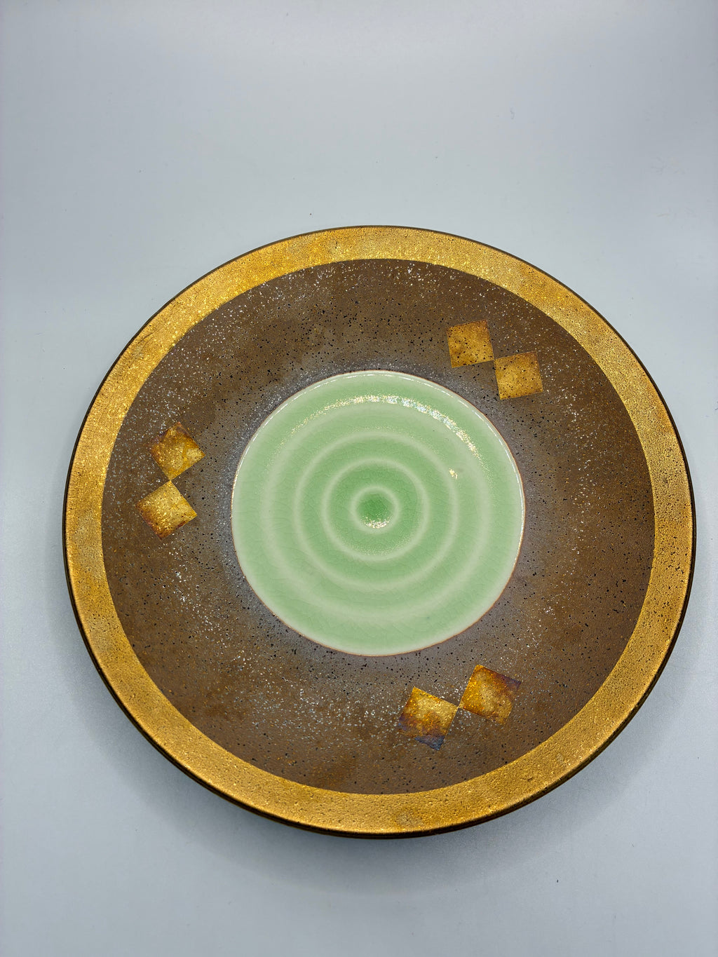 Handcrafted Reactive Glaze Ceramic Plate Set – Minimalist Artisan Tableware