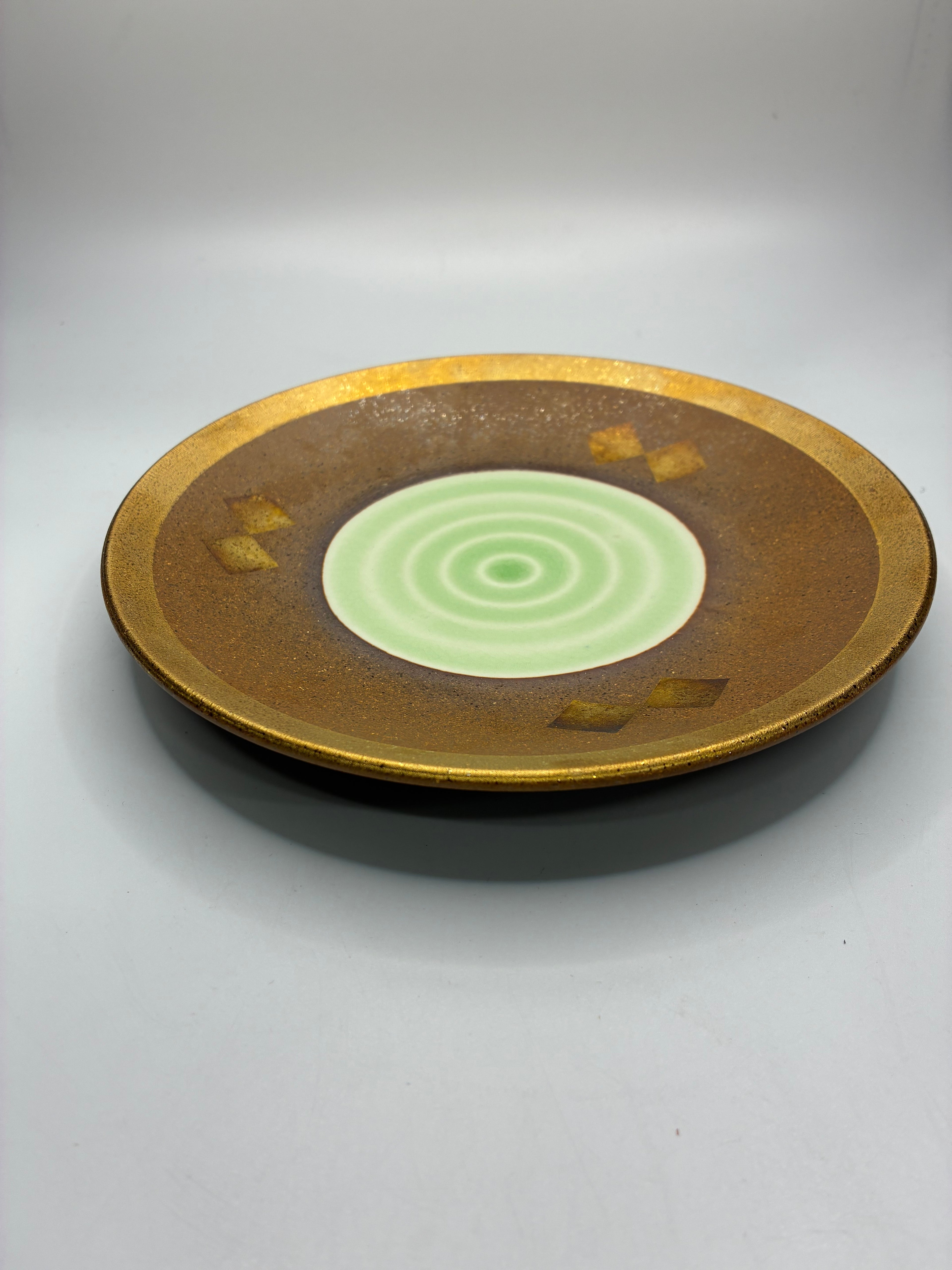 Handcrafted Reactive Glaze Ceramic Plate Set – Minimalist Artisan Tableware