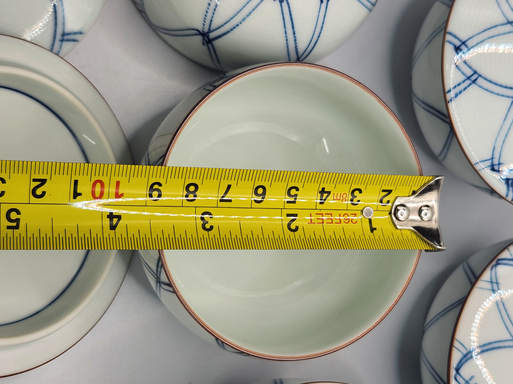 Heirloom Japanese Blue & White Lidded Bowls