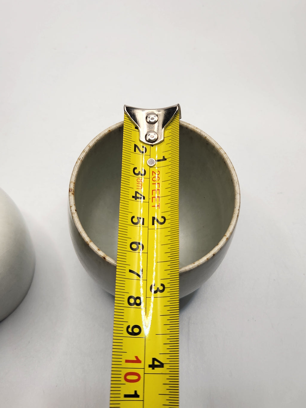 Japanese Handmade White Glaze Teacup Set (2 pcs)