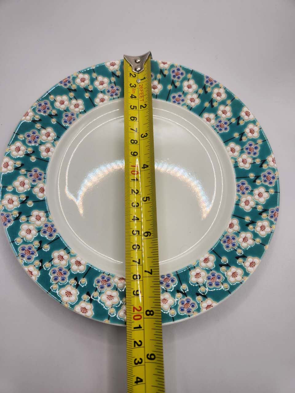 Japanese Floral Rim Plate