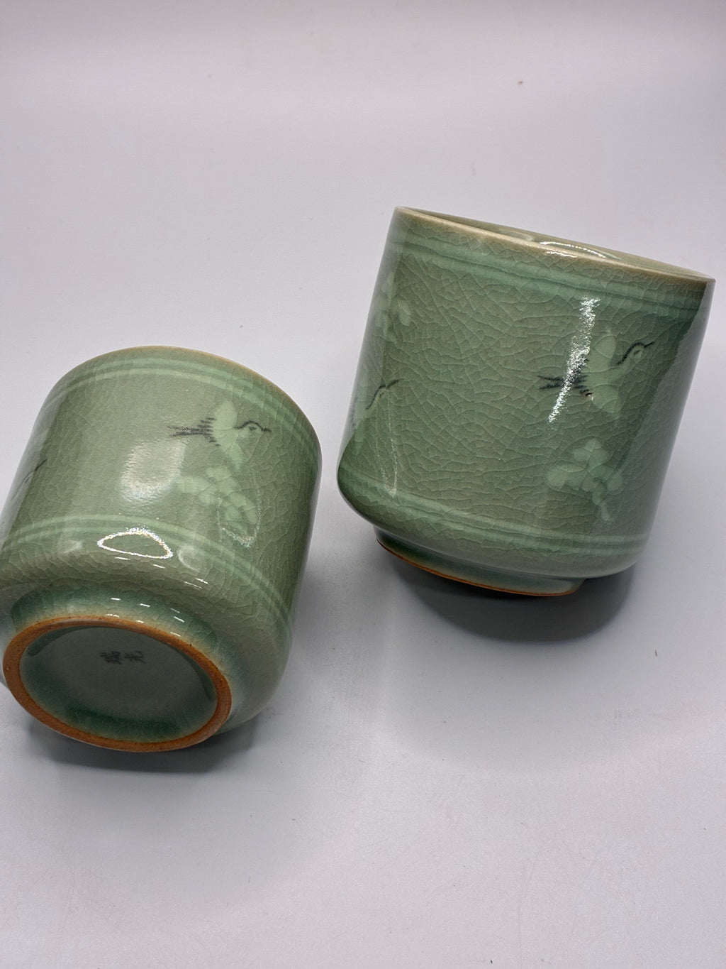 Japanese Ceramic Couple Cup Set – Minimalist Tea Cup Pair