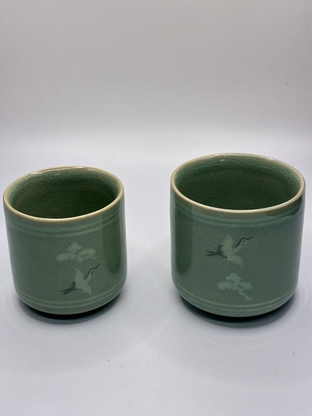 Japanese Ceramic Couple Cup Set – Minimalist Tea Cup Pair