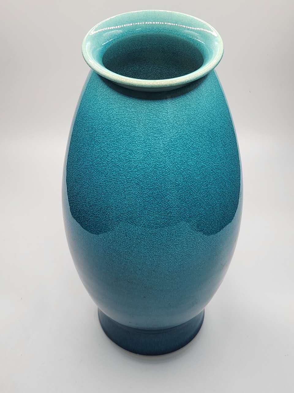 Handcrafted Turquoise Glaze Vase