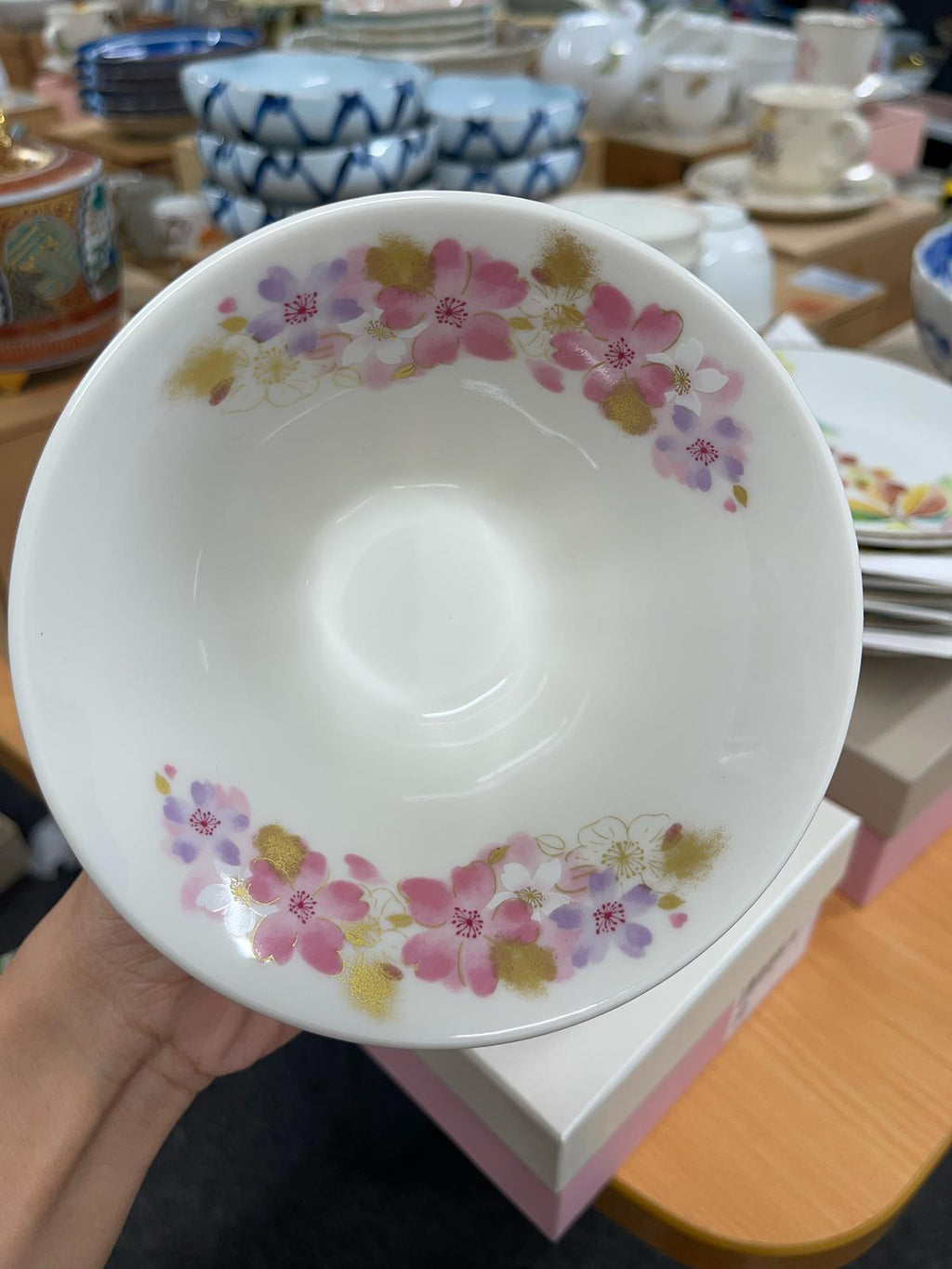 Japanese RANDO Gradient Bowl SET｜Pink & Blue｜Modern Japanese Design｜Made in Japan